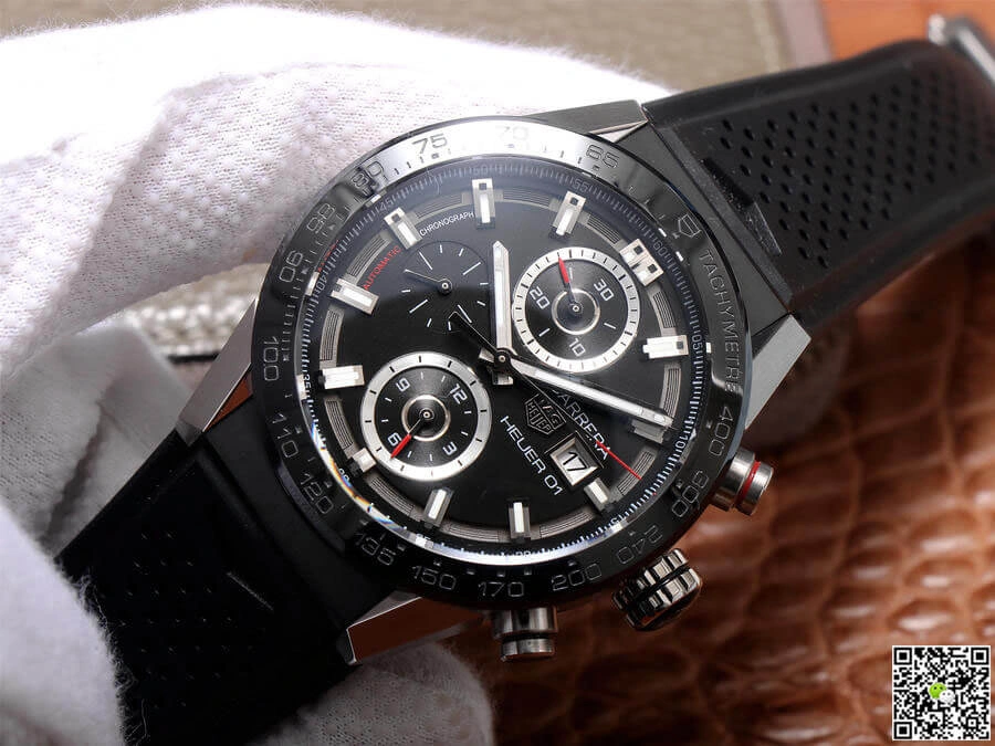 TAG Heuer Carrera CAR201Z.FT6046 XF Factory 1:1 Best Edition Replica Watch Black Bezel
